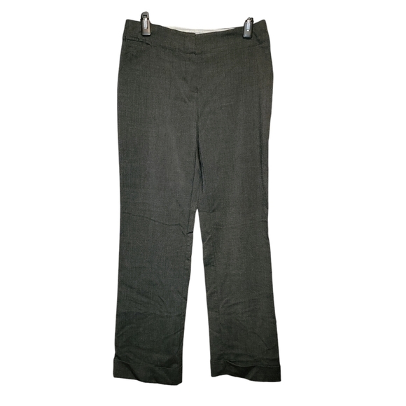 Cato size 6 dark gray cuffed at bottom trousers. Dress pants polyester - Picture 1 of 6